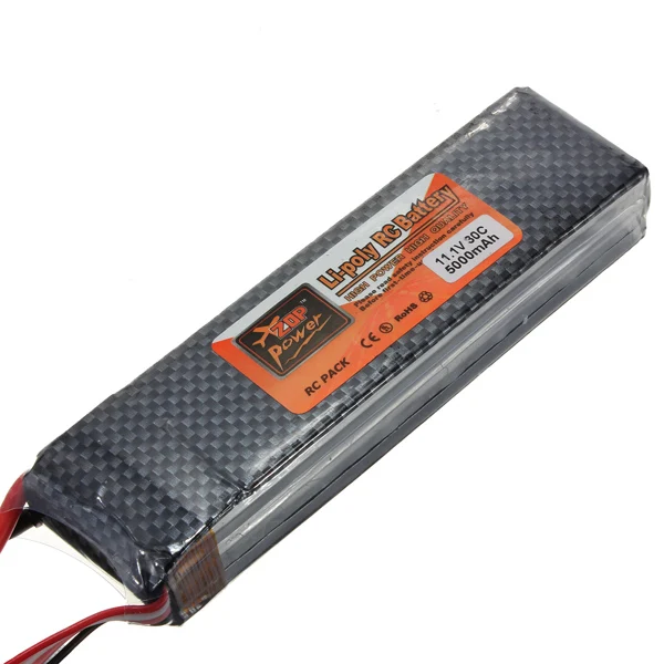 

ZOP Power 11.1V 5000mAh 3S1P 30C Lipo Battery For RC Model