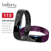 DAWO 115 Smart Watch Fitnes Bracelet Watches Band Activity Tracker Passometer Smart Bracelet Sleep Monitor PK S2 xiao mi band 2