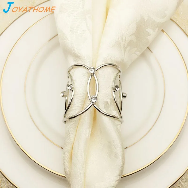 Joyathome изящные кольца для салфеток в серебре кольцо модное полотенце Пряжка