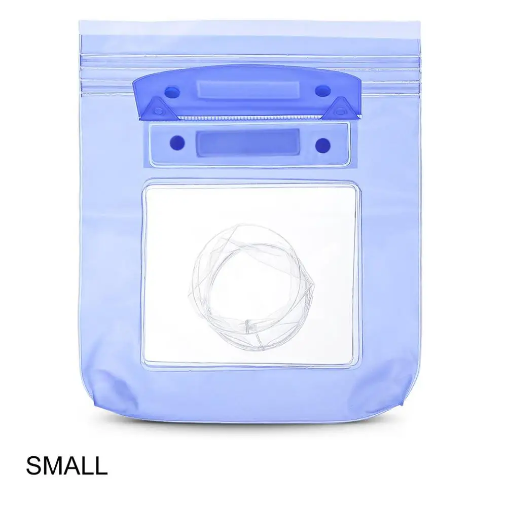 Blue Small Защитная цифровая камера для телефона Canon Nikon дрейфующее плавание зеркальная камера Подводный Водонепроницаемый Корпус чехол сумка - Цвет: Blue Small