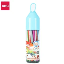 Deli фломастер моющийся 1,0 мм 12 цветов, 18 цветов, 24 цвета, 36 цветов EC10506 EC10516 EC10526 EC10536
