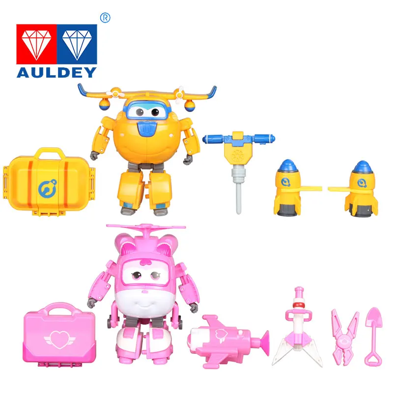 2017 ABS Super Wings Donnie Deluxe Deformation Tool Kit & Dizzy Deluxe Transformation Rescue and Relief Tool Combination Toys