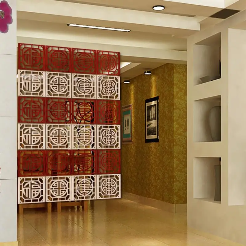 Fashion classical chinese style vintage wool screen partition hanging