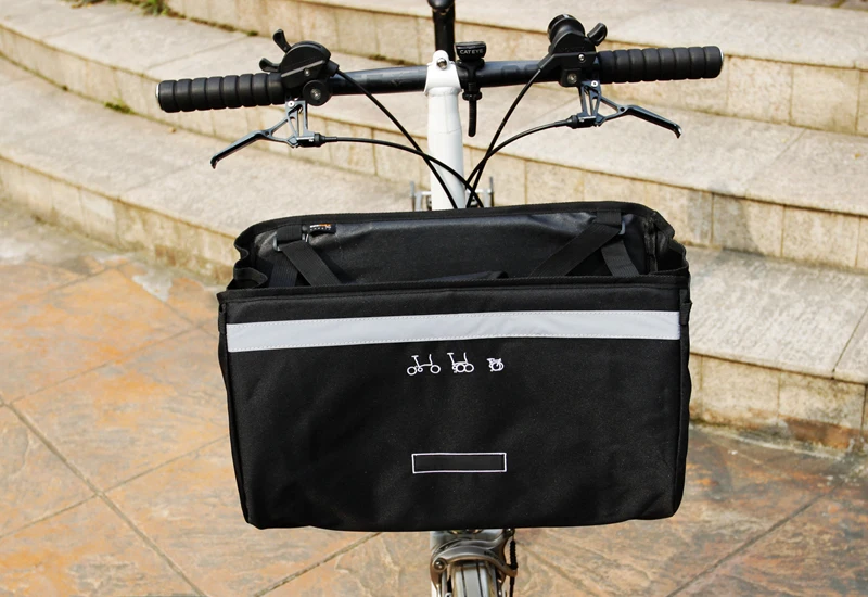 TWTOPSE 16L водостойкая велосипедная сумка Pannier для баскетбольной сумки Brompton, большая емкость, светоотражающие велосипедные аксессуары