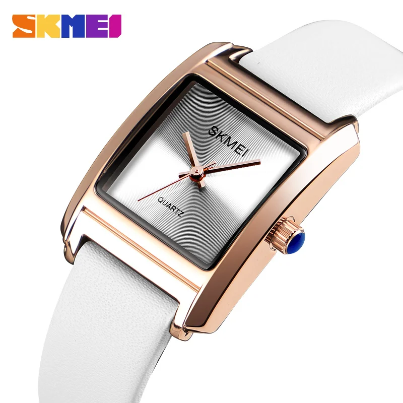 

SKMEI Quartz Watch Leather Ladies Watch Ladies Luxury Bracelet Fashion Casual Wild Dress Watch Relogio Feminino 1432