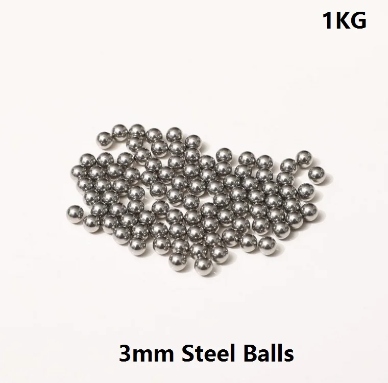 

Free Shipping 1kg/lot (about 9080pcs) Diameter 3mm high-carbon steel balls 3 mm Bearing Balls Precision G100