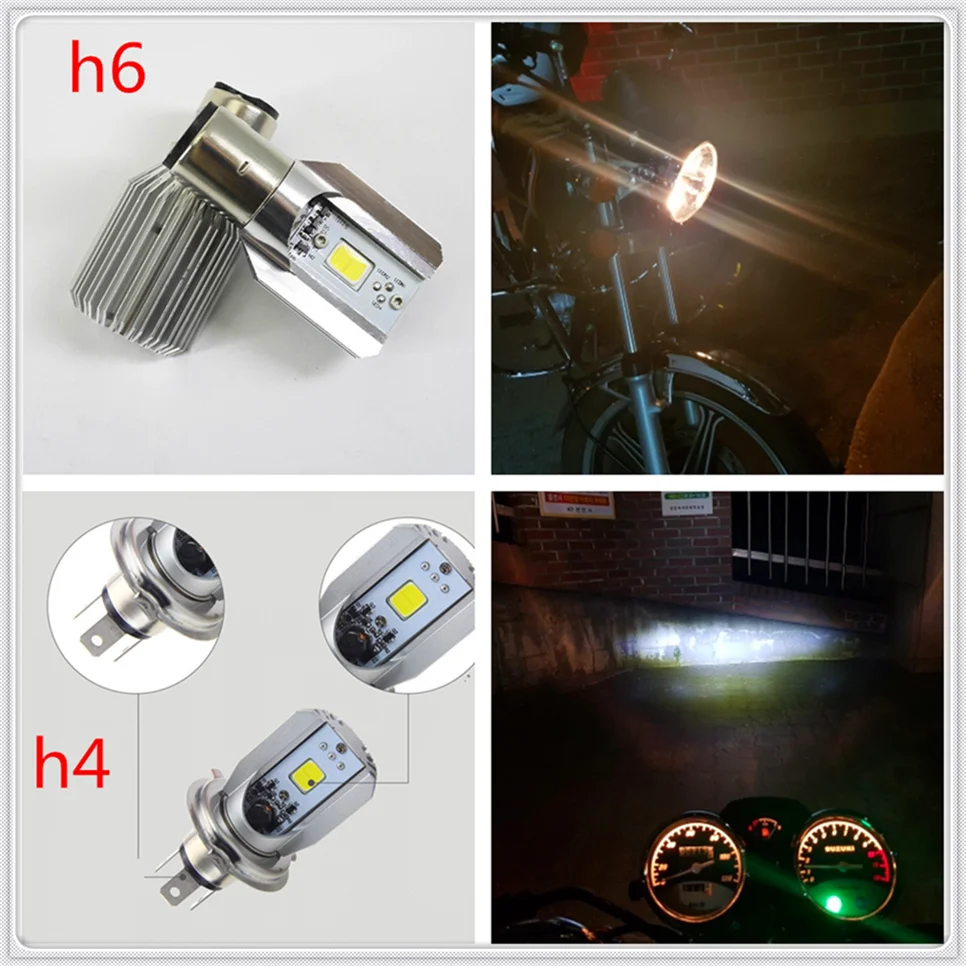 

Led Motorcycle Headlight lamp Bulb H6 h4 6000k Light ATV for HONDA XR230 MOTARD XR250 MOTARD CRM250R AR