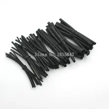 7Meters/LOT 1mm 2mm 2.5mm 3mm 4mm 5mm 6mm Heat Shrink Heat Shrinkable Sleeving Tubing Tube Wrap Wire Kit Black Insulation Sleeve