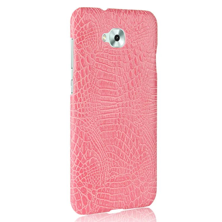 Subin для Asus ZenFone 4 Live ZB553KL, 5,5 дюймов, чехол в стиле ретро, роскошная крокодиловая Крышка для Asus Zenfone 4 Selfie ZB553KL, чехол для телефона - Цвет: pink