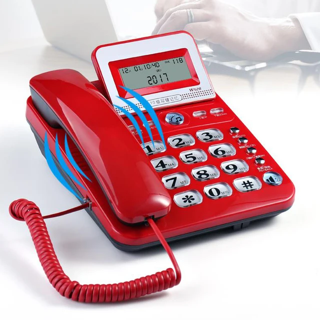 Desk telefone Corded Telephone Phone Landline LCD Display Caller ID