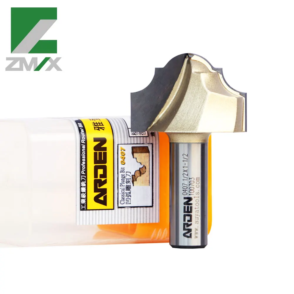 Arden A0407 Wood router bit CNC Machine carving tool Arden 1/4 router