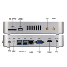 Mini PC Windows 10 Barebone DP Порт 3 de Garantie Windows TV Box 4 К HD Core i3 6100 Barebone Ordinateur Без Бесплатно доставка