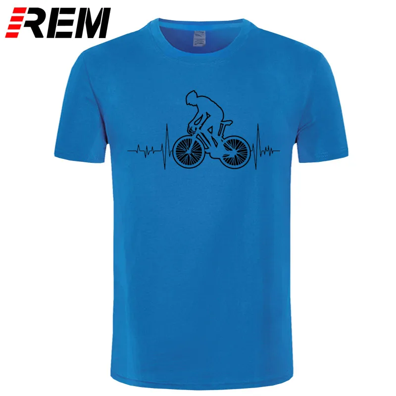 REM, футболка для горного велосипеда MTB, брендовая одежда, футболка с логотипом для велосипеда, футболка для горного велосипеда, смешная футболка с сердцебиением, подарок для велосипеда