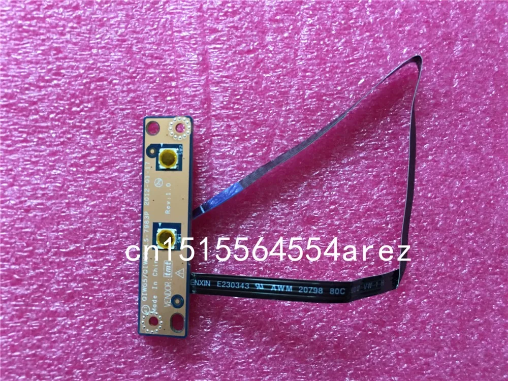Оригинальный и новый Lenovo G580 G585 ключ питания плата переключателя платы с линией