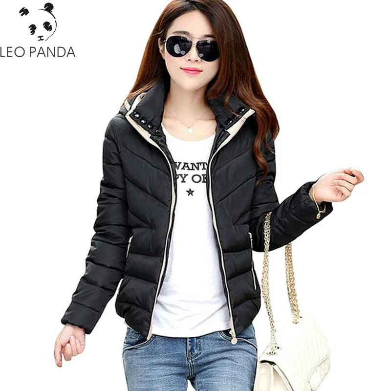 2019 Winter Coat Women Cotton padded Parka Female Hooded