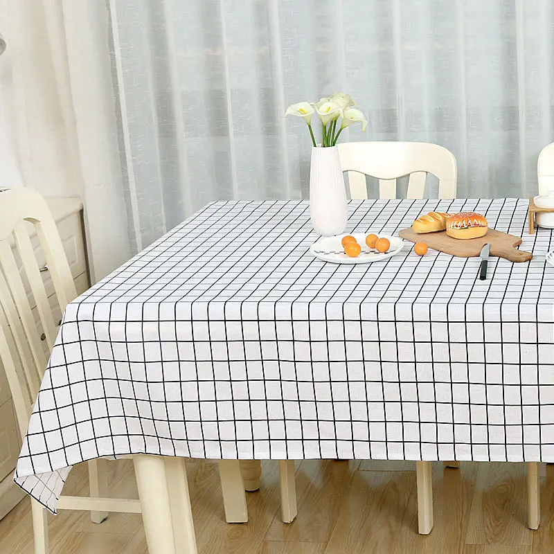 

New Hot Home Hotel Tablecloth Linen Cloth Rectangular Table Cloth Tablecloths Modern Fresh Flamingos Geometry Coffee Table Cover
