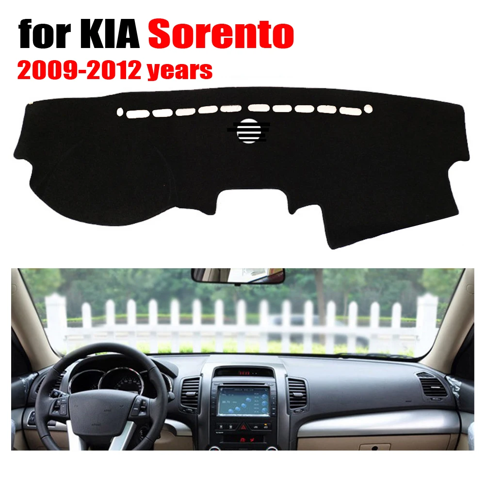 Коврик для приборной панели автомобиля KIA Sorento 2009-2012 года левый коврик чехлы |