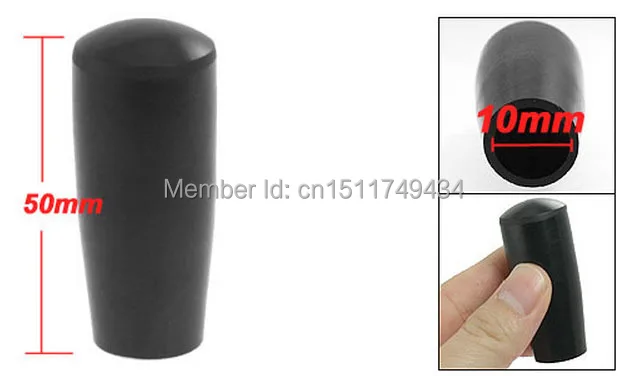 

10mm Female Thread Plastic Hand Grip Handle for Grinding Machine 5 PCS