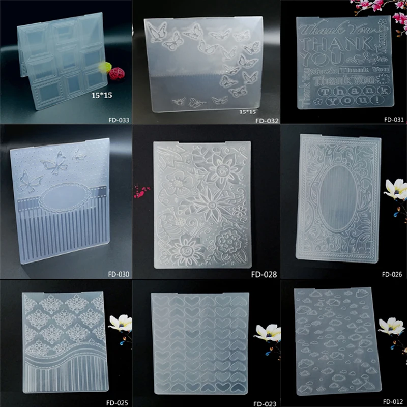 

AZSG Flower style Scrapbook DIY Paper Cutting Dies Scrapbooking Plastic Embossing Folder