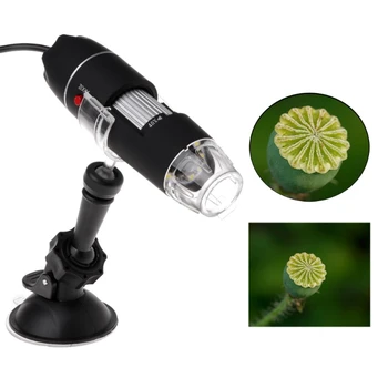 

SHANWEN Portable Digital USB Microscope Camera 1000X 8 LED Light Handheld Suction Tool Optical Instruments Microscopes