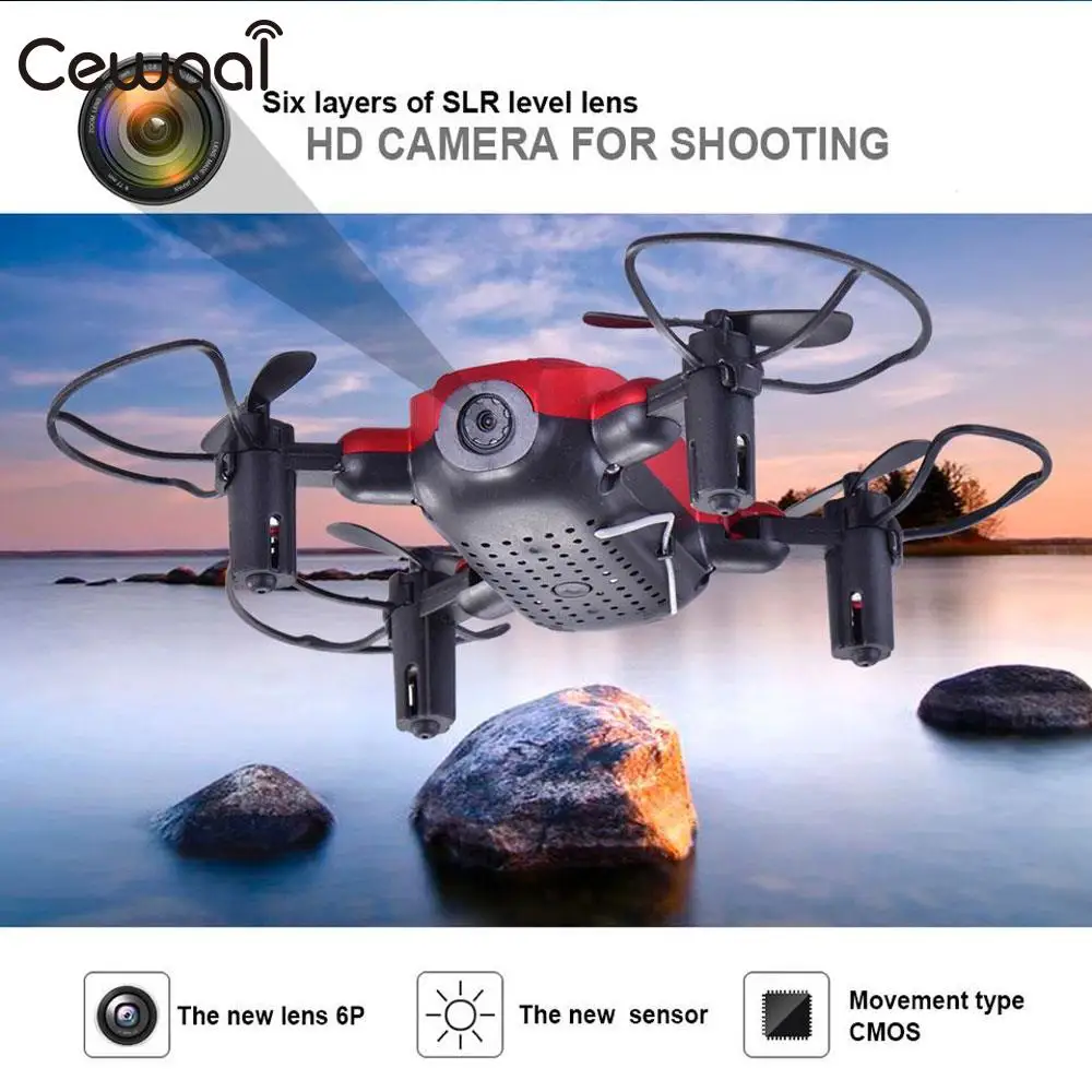 

Durable Drone UAV Quadcopter Aircraft Mini HD Camera 4CH Wireless LED Lighting G-Sensor