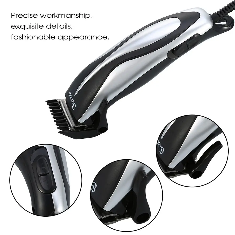SURKER SK-5603 Rechargeable Hair Trimmer for Men and Kids Strip-line Hair Cutting Machine Adjustable Electric Hair Clipper SURKER SK-5603 Rechargeable Hair Trimmer for Men and Kids Strip-line Hair Cutting Machine Adjustable Electric Hair Clipper