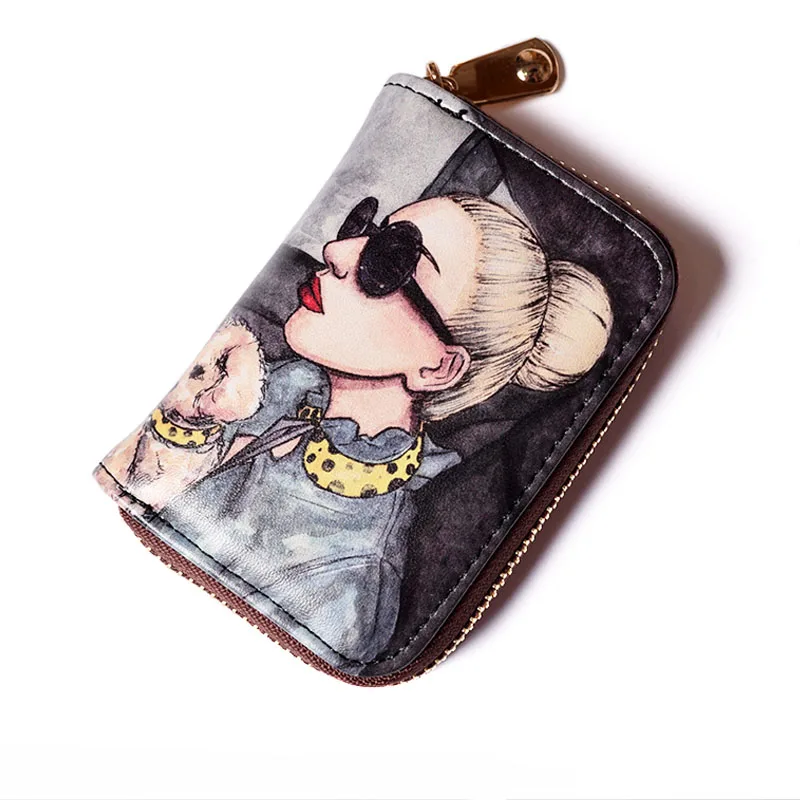 Women Business Credit Card Holder Cute Organ Pack Card Bag