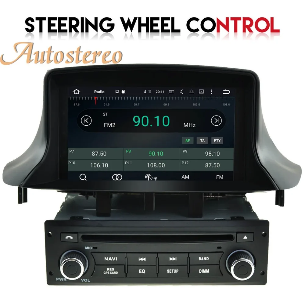 Sale Autostereo Android9 car radio Car DVD CD Player For Renault Megane 3 Fluence 2014 2015 GPS navigation headunit tape recorder 4GB 2