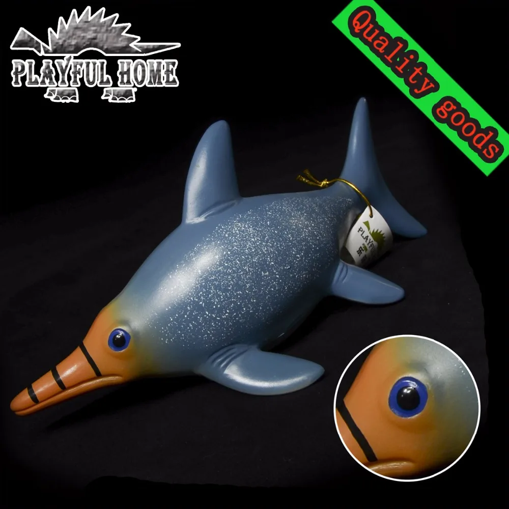 Large Good Ichthyosaur Emulational Model Ocean Sea Life Action Figure