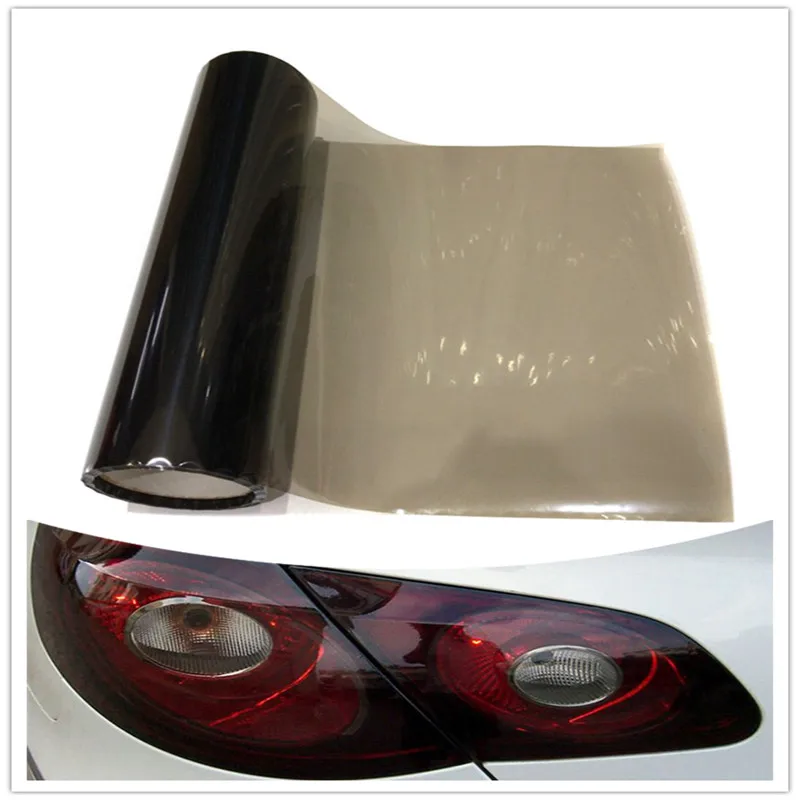 

Light Black Universal Auto Car Headlight Taillight Tint Vinyl Film Fog Light Protector Sticker Car Light Protector Film Sticker