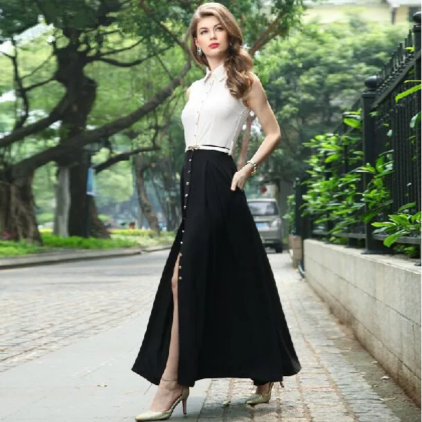 business maxi dress