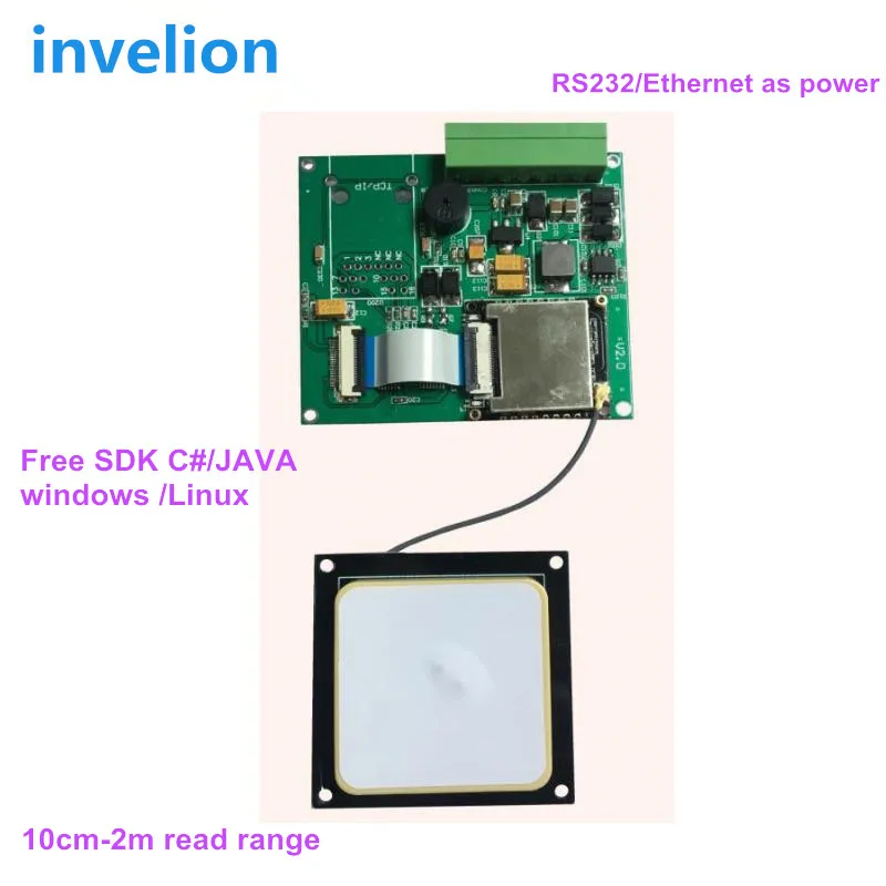 Мини rs232 usb 1 м расстояние uhf rfid считыватель модуль ttl uart интерфейс встроенный 0-5dbi микро керамика антенна