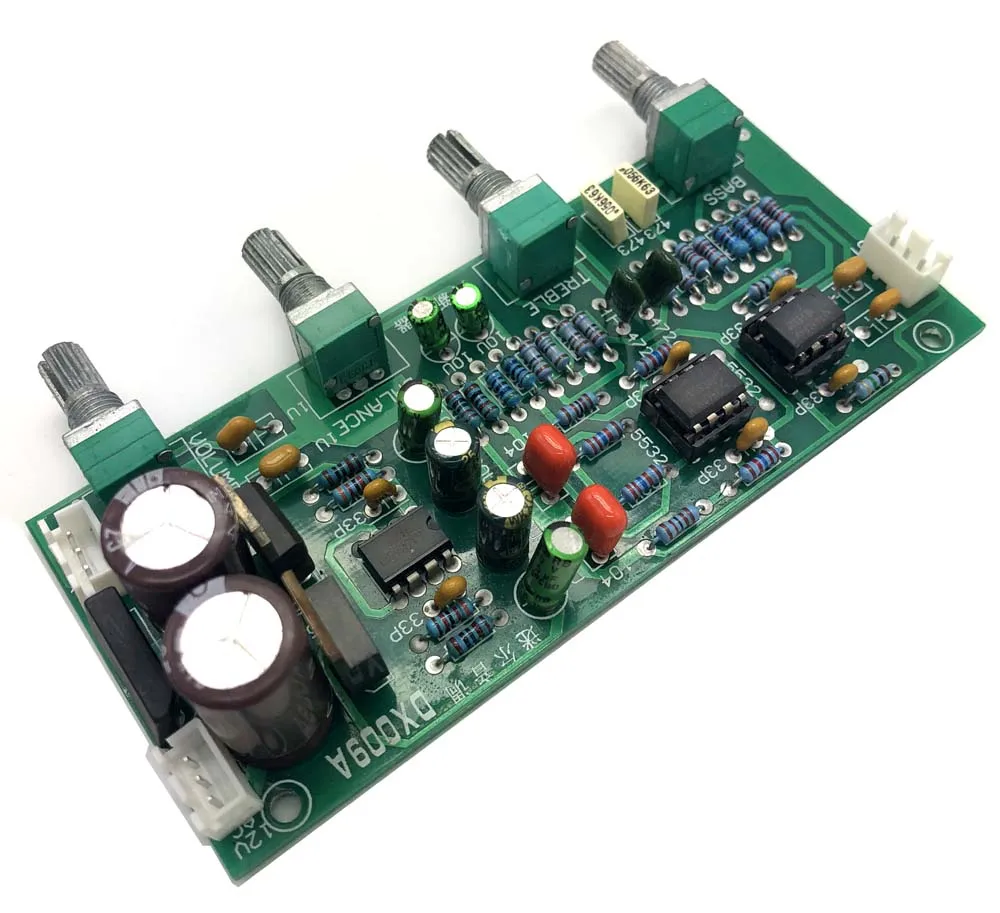 NE5532 HIFI Двойной AC 12 V 15 усилитель тона аудио Плата с тройным басом Регулировка