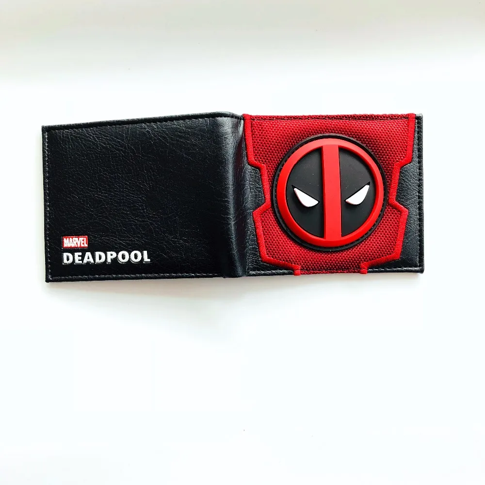 2018 تصاميم جديدة تجمع deadpool محافظ كارتون منتديات dead حقيبة المحفظة أضعاف المحفظة بطاقة حامل حقيبة قصيرة W837Q