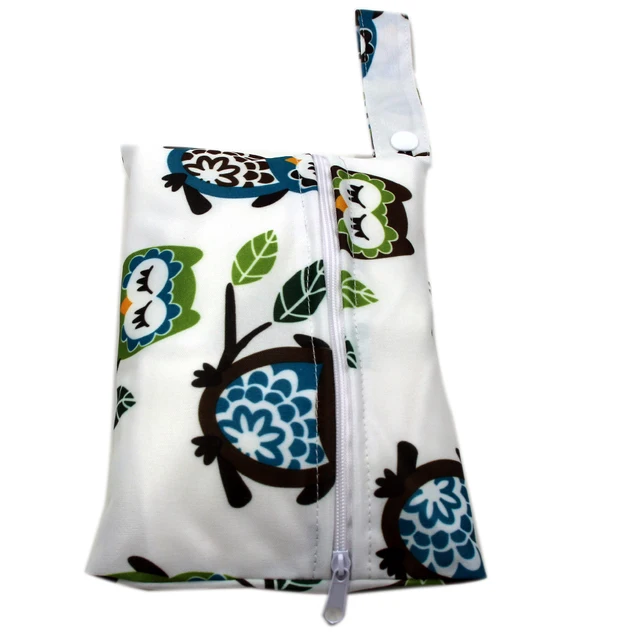 14x20cm Mini Size Waterproof Wet Bag Washable Reusable Cloth Diaper Bags Maternity Baby Bag for Period Swim Sport Travel Carry 5