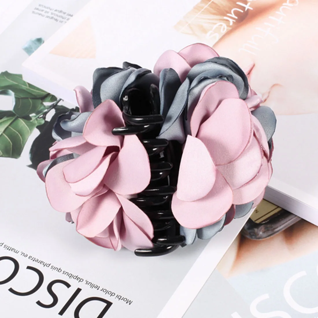 Buy 2017 Charming Large Hair Claw Flower Beautiful