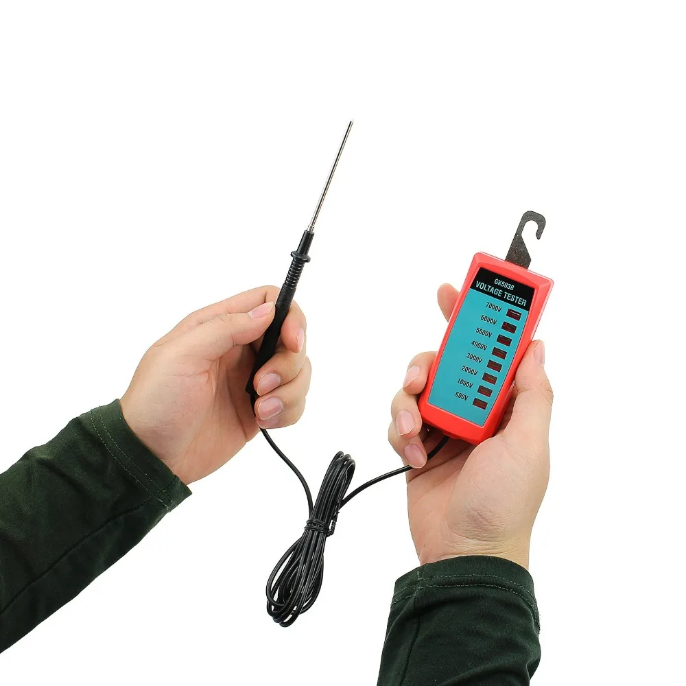 Electric Fence Voltage Tester 600V to 7000V Fence Controllers Neon Lamps No Battery Voltage Detector Pocket Size all-sun GK503B Electric Fence Voltage Tester 600V to 7000V Fence Controllers Neon Lamps No Battery Voltage Detector Pocket Size all-sun GK503B