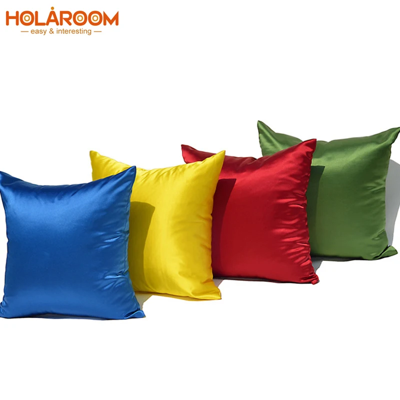 

Blank Pattern Pillow Case Solid Color Cushion Covers For Home Sofa Decorative Throw Cushion Cover 50*50cm Cojines Decorativos