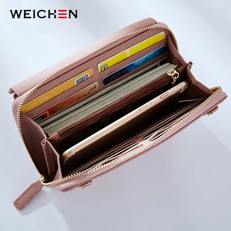 WEICHEN جديد مصمم النساء حقيبة كتف محفظة جلدية المرأة حقيبة ساع الإناث مخلب Crossbody حقيبة للسيدات بولسا الأنثوية