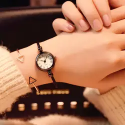 Женский браслет в винтажном стиле женские часы простые браслеты часы Ins Girl Римский Открытый браслет часы для женщин bayan kol saati