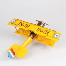 Ретро декоративная жестяная мировая война II модель самолета Оконное украшение фотография Реквизит 7442 элемент декора из кованого железа, бизнес подарки