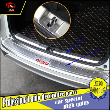 

Stainless Steel Rear Bumper outer Sill Trunk Pedal Tread Plate car-styling Rear fender Rearguard Trim For Honda CRV 2015-2016