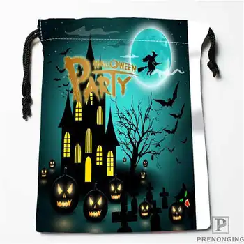 

Custom Printing happy Hallows (1 Drawstring Shopping Bags Travel Storage Pouch Swim Hiking Toy Bag Unisex Multi Size19-01-04-60
