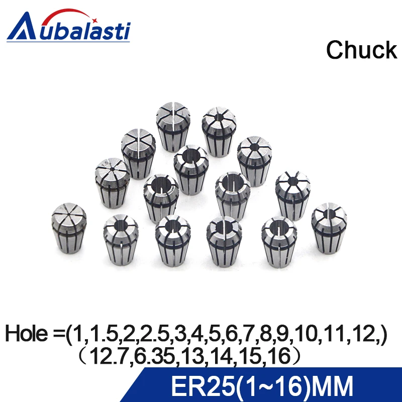 20 piezas ER25Collet mandril cnc husillo ER25 torno herramienta soporte Pinza ER25 juego de collares de 1-16mm para fresado CNC 20 piezas ER25Collet mandril cnc husillo ER25 torno herramienta soporte Pinza ER25 juego de collares de 1-16mm para fresado CNC