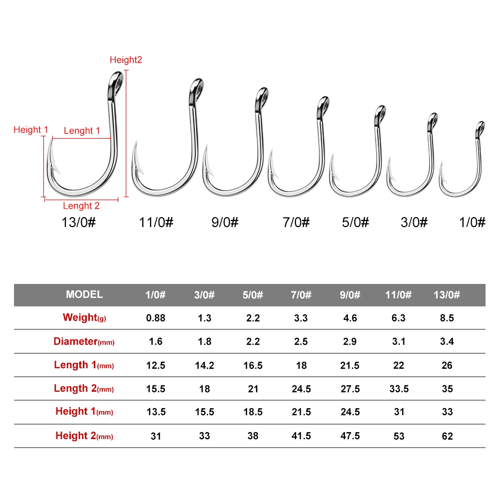 20 шт. рыболовный крючок для соленой воды SJ42 Вибрационный крючок 3/0#-11/0# Модель рыболовный крючок из нержавеющей стали Сделано в Тайване