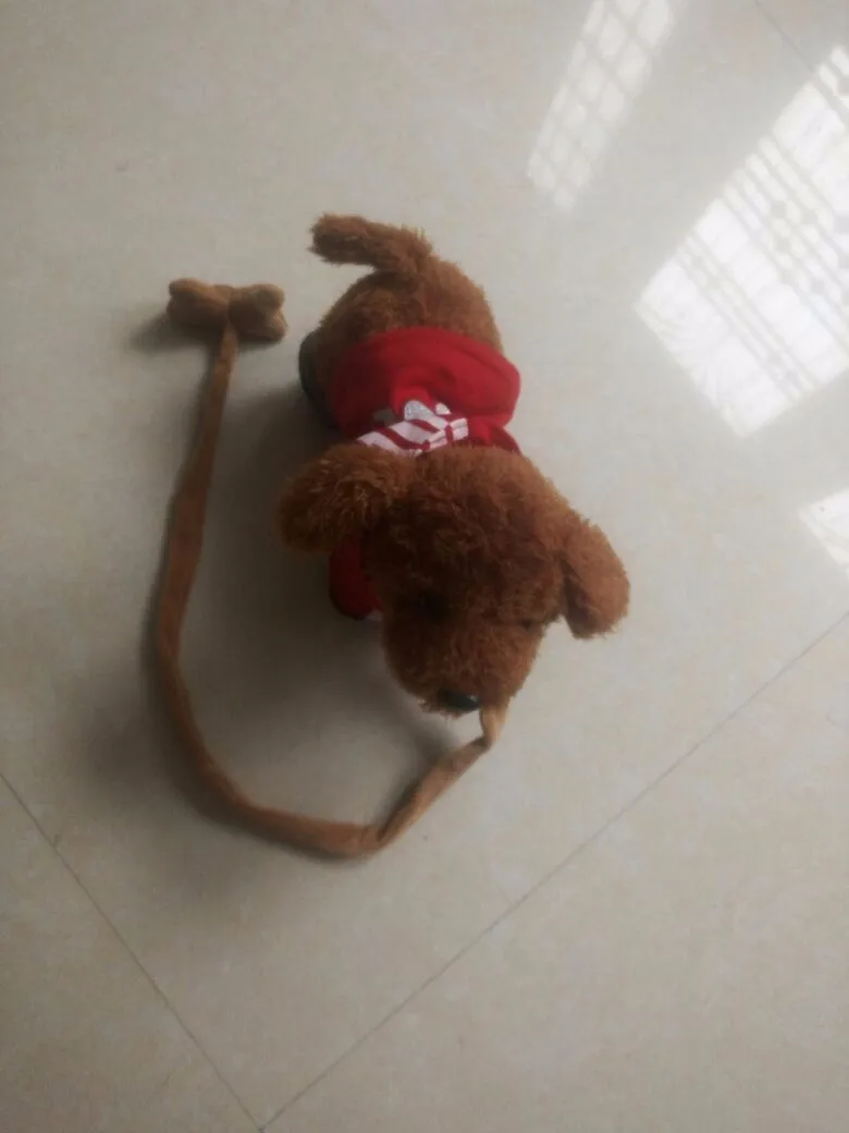 Brinquedos de Pelúcia Eletrônicos para Crianças Trela Elétrica Cachorro Música Máquinas Controle Remoto Cão Brinquedos Presente Natal Livre 20 máquinas controle remoto trela cão brinquedos eletrônicos