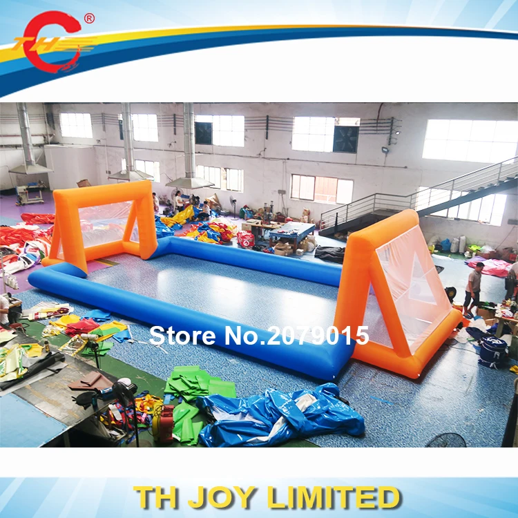 Free air shipping durable inflatable football field, portable
