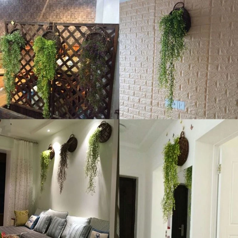 Artifical Decoration Vine Delicate Artificial Ivy Leaf Garland Plant Vine Fake Foliage Wedding Parties Decor Supplies