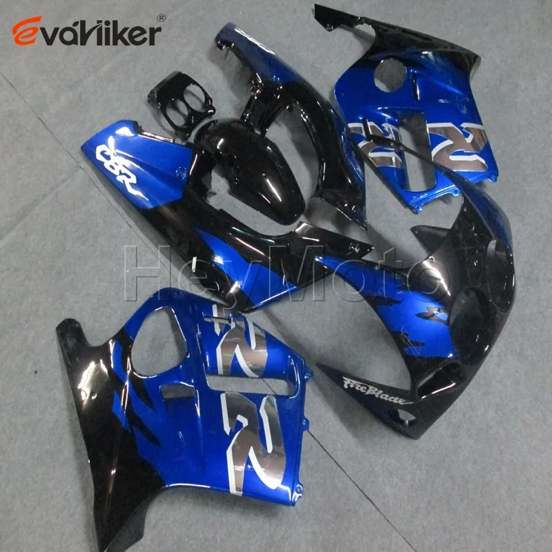 Пользовательский ABS обтекатель для CBR250RR 88 89 MC19 1988-1989 мотоциклетные панели+ 5 подарков окрашенные литья под давлением синий - Цвет: B