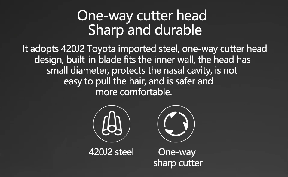 Xiaomi Mijia триммер для волос в носу HN1 мини острый портативный водонепроницаемый Электрический бритва для волос в носу Безопасный Очиститель инструмент для мужчин